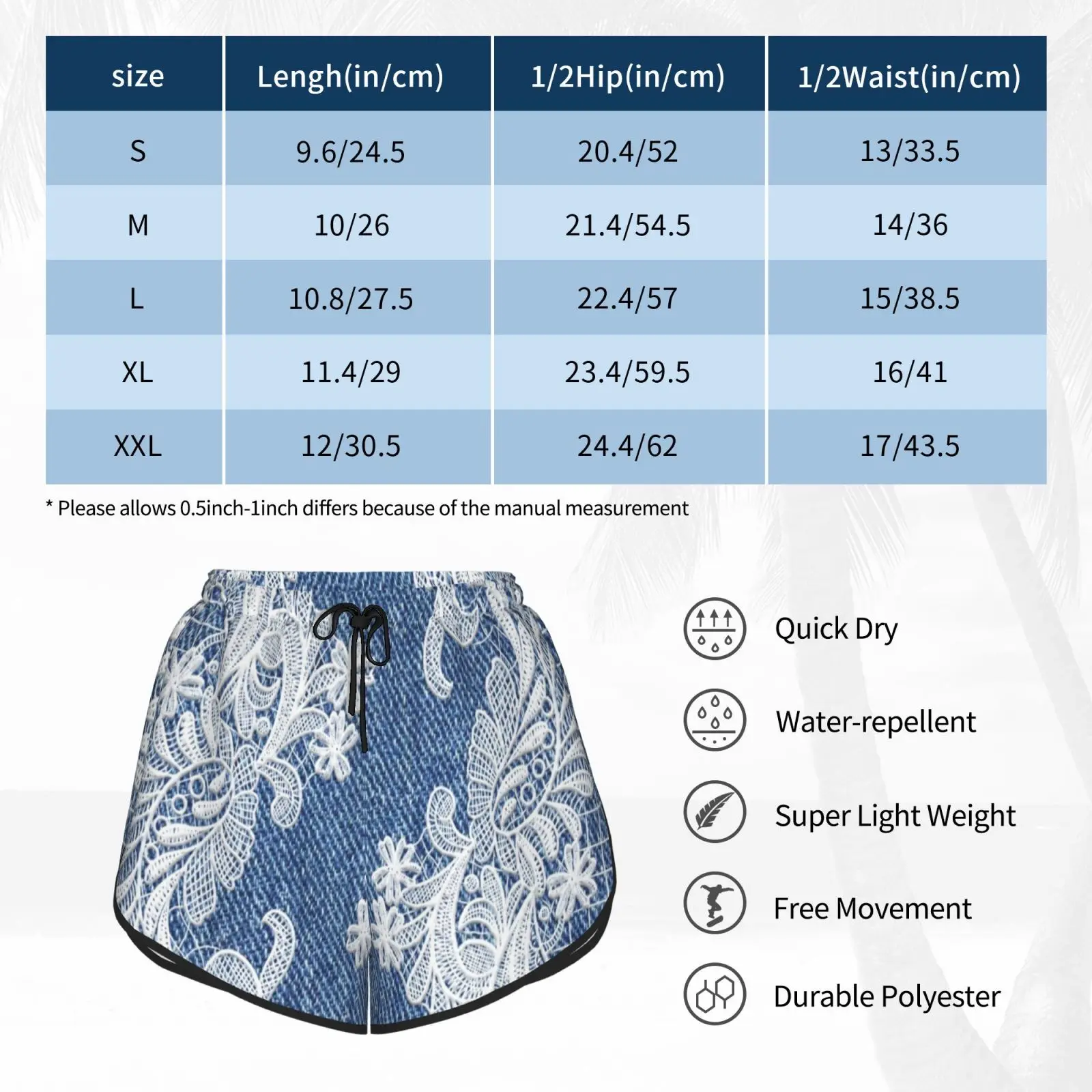 

Copy Of And Lace Background Swim Shorts Women Beach Shorts Jeans And Diamonds Jeans Effect Jeans Jeans Diamonds Womens