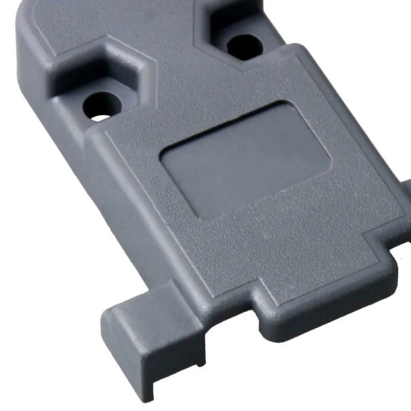 10 * серый DB9 контактный Женский штекер D-Sub разъем для припоя серийный корпус