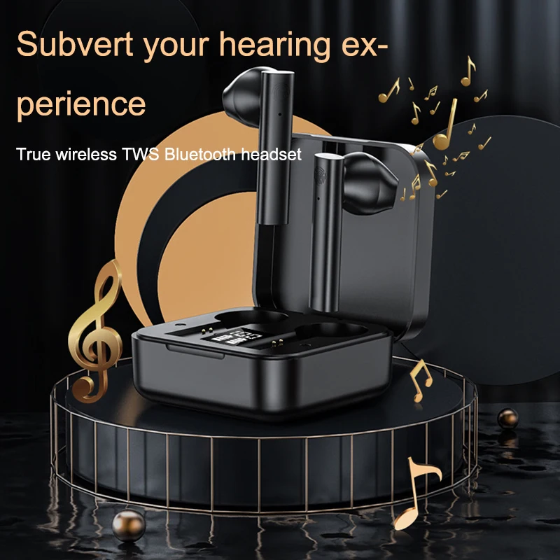 

2020 TWS Bluetooth 5.0 Earphones with Microphone Touch Control Wireless Headset Sports Waterproof Earbuds For apple Android
