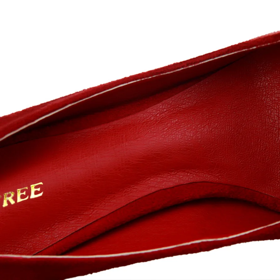 

BIGTREE Basic high heels 2020 new shoes Women pointed toe slip on Flock pumps Female Fashion wedding party shoe purple Red Sexy