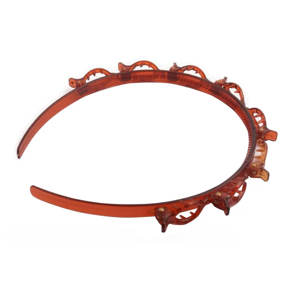 

Comfortable Lightweight Korean Fixed Bangs Clip Double-layer Hair Tie Headband