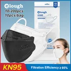 Маска для лица Mascherine FFP2 FPP2 neгра KN95, маска с рыбками, респираторные защитные маски для лица, черная маска для рта, многоразовый фильтр ce