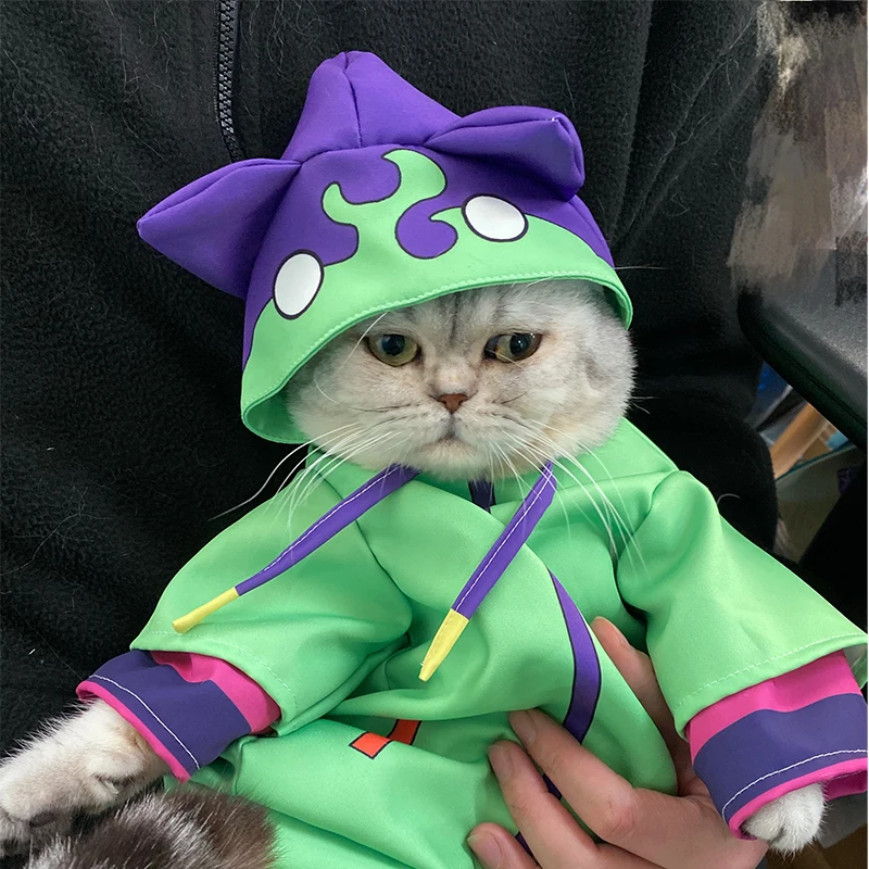 

Anime SK8 The Infinity SK EIGHT Chinen Miya Pet Clothes Cat Cosplay Jacket MIYA Puppy Sweater Photo Dress Up