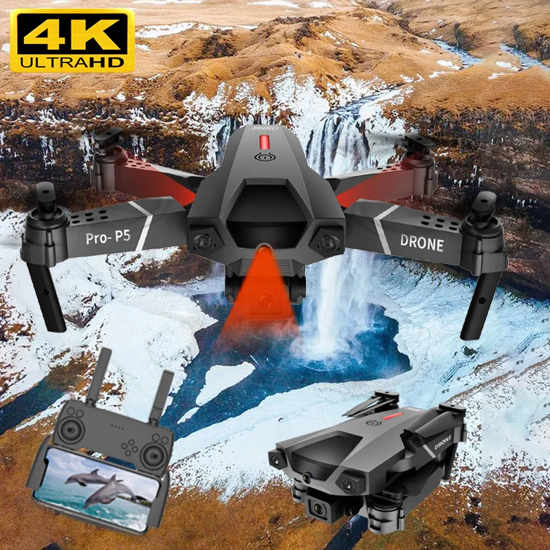 

UAV P5 4K dual cameras, professional aerial photography, infrared obstacle avoidance quadrangle, RC helicopter, children's toys,