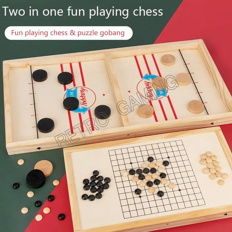 

2021 Children Desktop Battle Board Game New Football Fast Sling Puck Game Table Hockey Winner Interactive Chess Toys