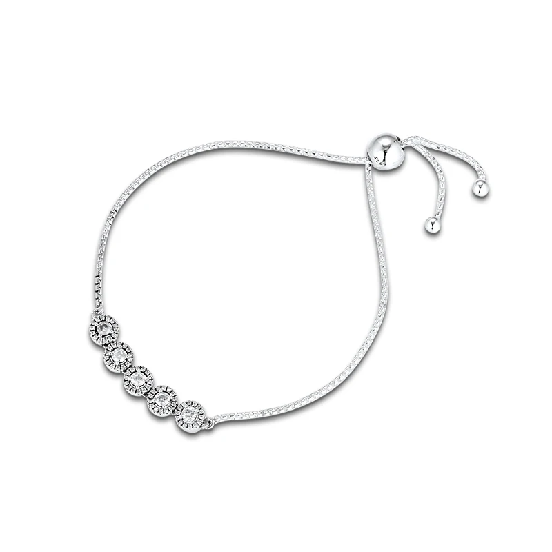 100% 925 стерлингового серебра серьги-гвоздики с кристаллами Swarovski Блеск Браслеты