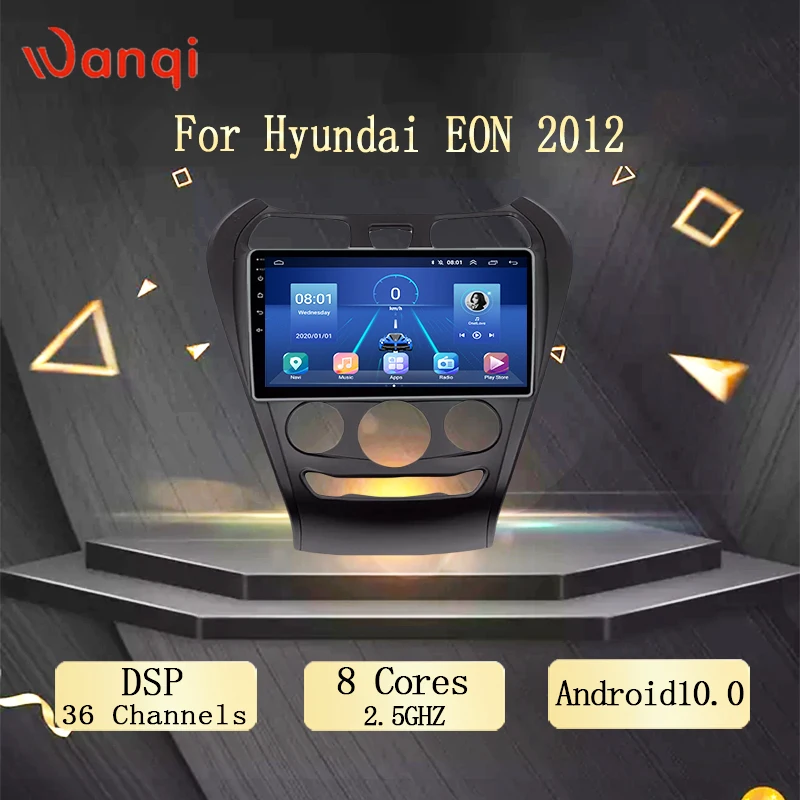 

Для Hyundai Santro/Atos 2018 2.5D 9 дюймов экран Android 10,0 AHD GPS AHD Навигация радио Автомобильный мультимедийный видеоплеер