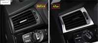 accessories for bmw x3 f25 x4 f26 2013 2017 matte style inside air conditioning ac outlet vent molding cover kit trim 2 pcs