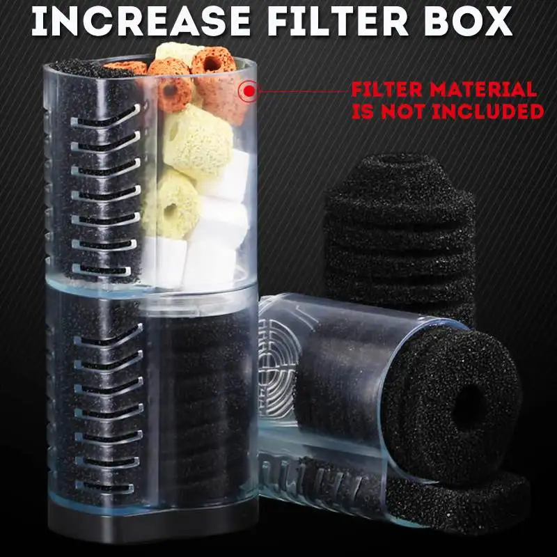 

3 In 1 Aquarium Filter Air Pump Aquarium Water Pump Fish Tank Circulating Internal Filter Air Oxygen Increase 5W/14W/20W/35W