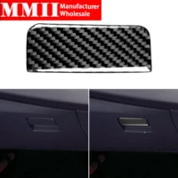 carbon fiber for mitsubishi lancer gt gts es de 2008 2015 glove box handle cover sticker copilot storage interior accessories