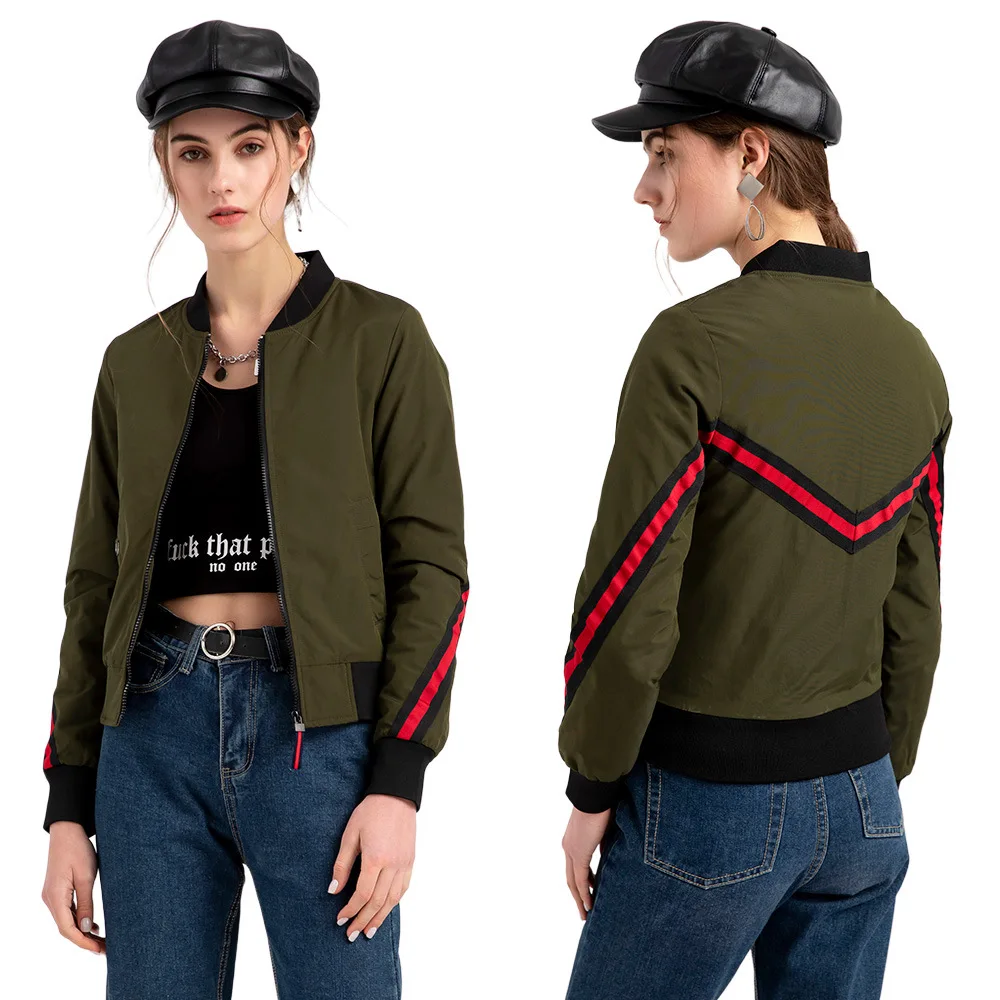 

Short Pilot Jacket Women Spring and Autumn Jacket Women's Jacket