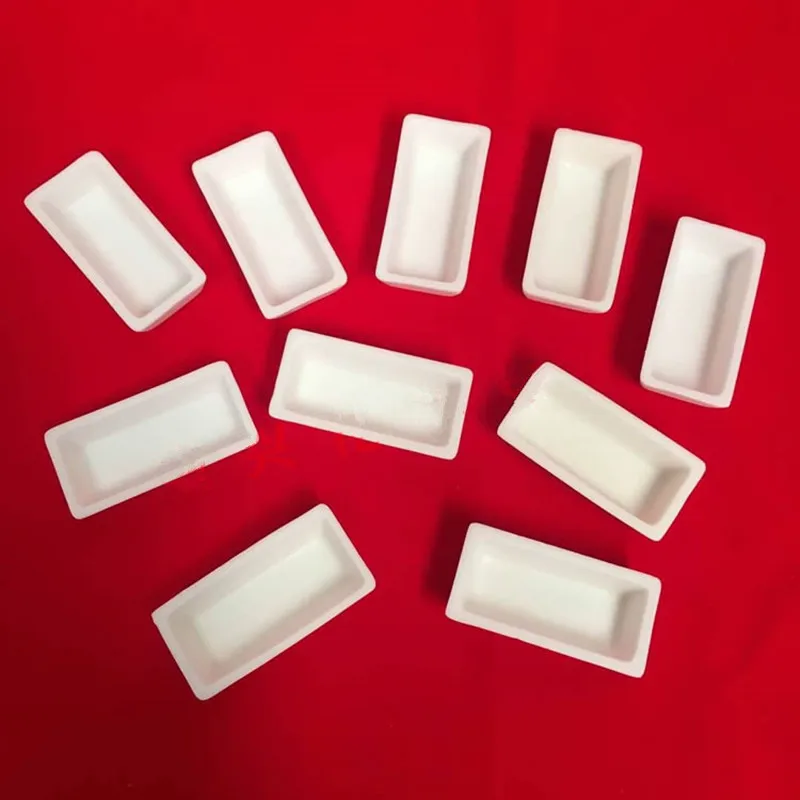 Alumina Crucible/60x30x15mm Trapezoid Corundum Crucible /Al2O3 Ceramic Crucible /Sintered  Crucible