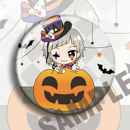 

7pcs/1lot Anime Bungo Stray Dogs Nakajima Atsushi Dazai Osamu Holloween Ver. Figure Badges Round Brooch Pin Gifts Kids Toy