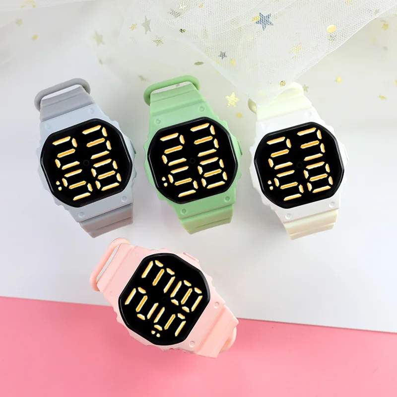 

Led Children Waterproof Electronic Watch Student Sports Touchs Watch for Girls Boys PR Sale