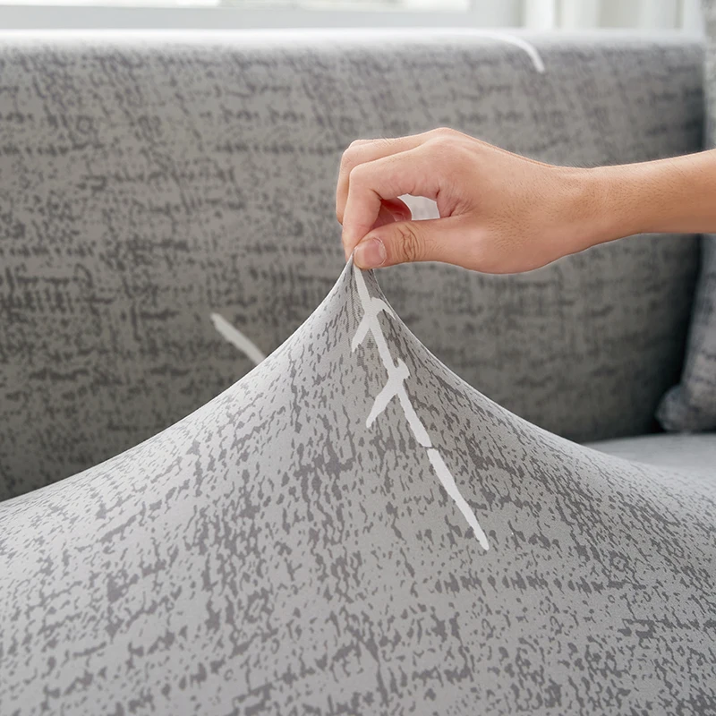 Эластичный чехол для дивана Geometri растягивающийся угловой кушетки на 2/3/4 места в