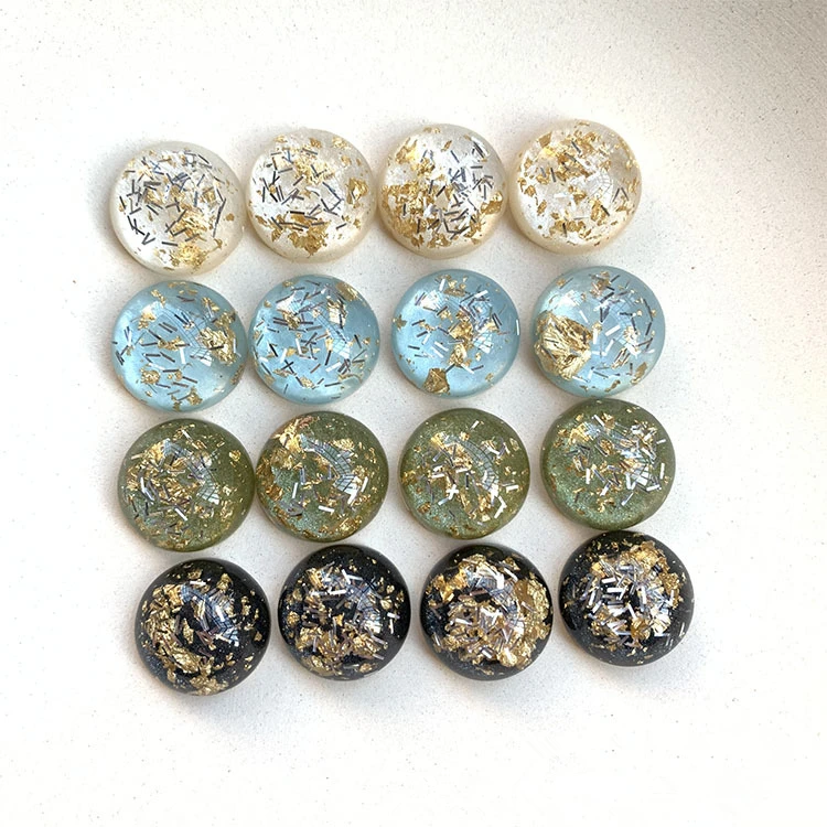 50 шт./Лот 16 мм геометрические круглые бусины с блестками|Бусины| |