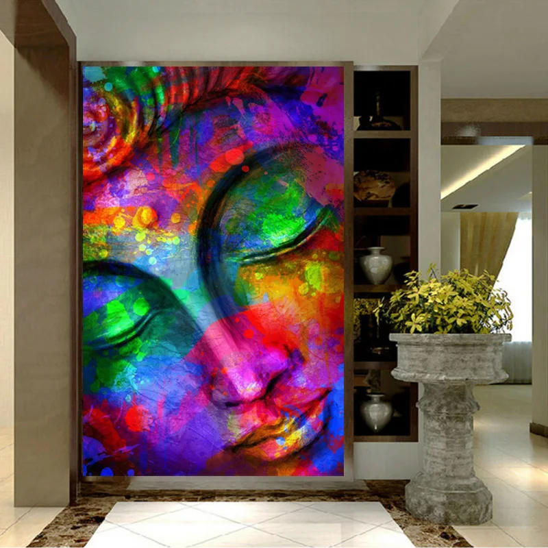 

Diamond Painting Colorful Buddha DIY 5D Diamond Mosaic Mural Art Square Round Religion Diamond Embroidery Buddhism Wall Decor