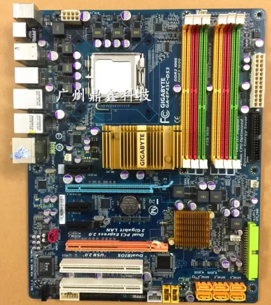 Gigabyte оригинальная материнская плата GA EP45C DS3 LGA 775 DDR2 DDR3 доски P45 рабочего