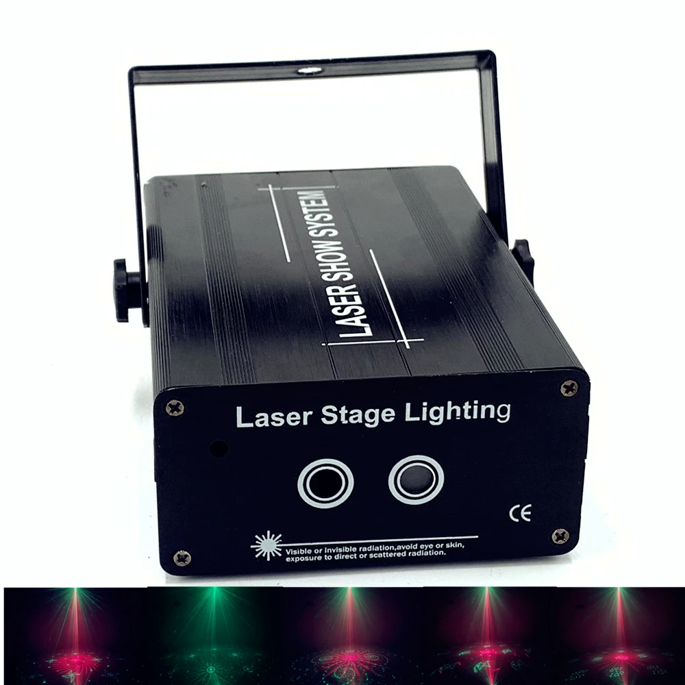 48в1 узор эффект R & G аудио звезда Вихрь лазерный Светильник проектор сценический