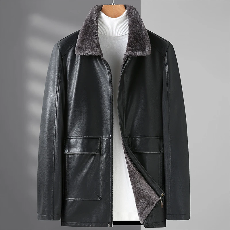 Мужская зимняя куртка авирекс пилот из натуральной овечьей кожи ветрозащитная