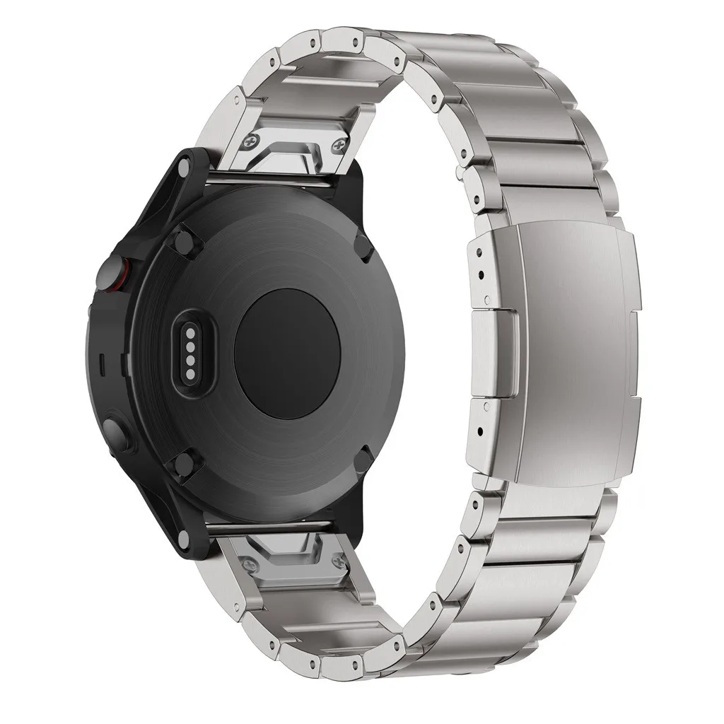 Для Garmin Forerunner 935 945/fenix 5/5 plusTitanium сплав ремешок для часов Браслет замена Смарт-часы аксессуары#101