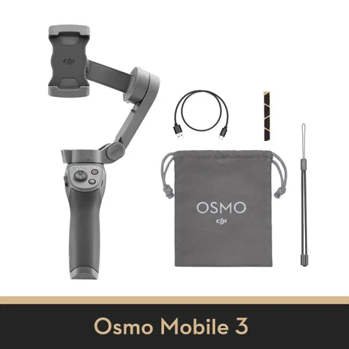 DJI Osmo Mobile 2 стабилизатор 3-осевой портативный монопод с шарнирным замком для смартфона GoPro(гладкая Activetrack следовать/Motionlaps/зум Управление - Цвет: OSMO Mobile 3