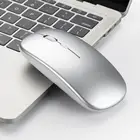Беспроводная мышь, Bluetooth перезаряжаемая мышь, беспроводная компьютерная бесшумная мышь, эргономичная мини-мышь, USB оптическая мышь для пк, ноутбука