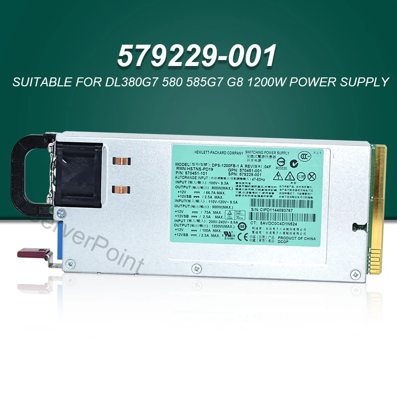 

Original for 438202-001 440785-001 441830-001 DPS-1200FB A 1200W 490594-001 438203-001 498152-001 HSTNS-PL11 Refurbished