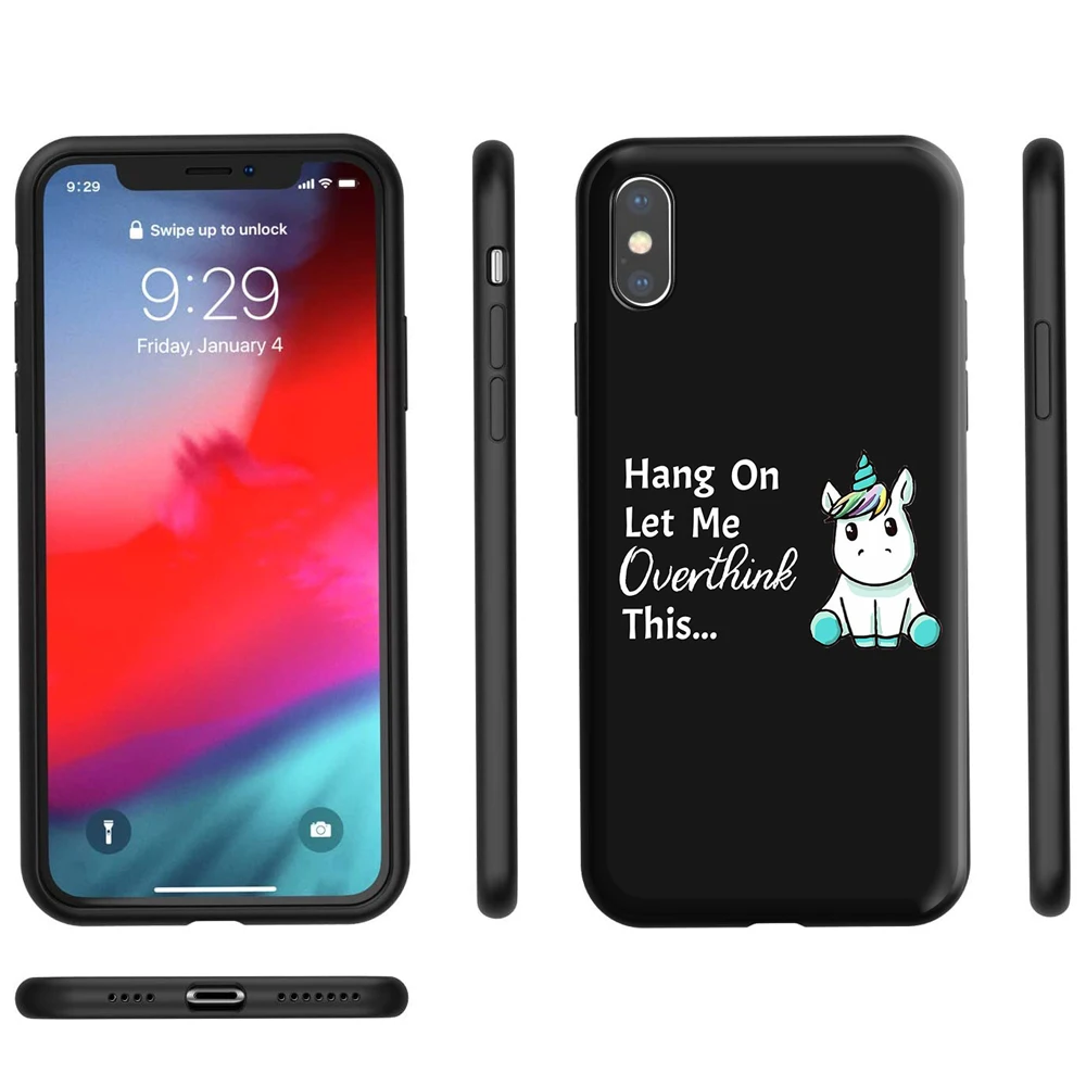 Повесить позвольте мне передумать этот силиконовый чехол для Apple iPhone 13 12 Mini 11 Pro XS X