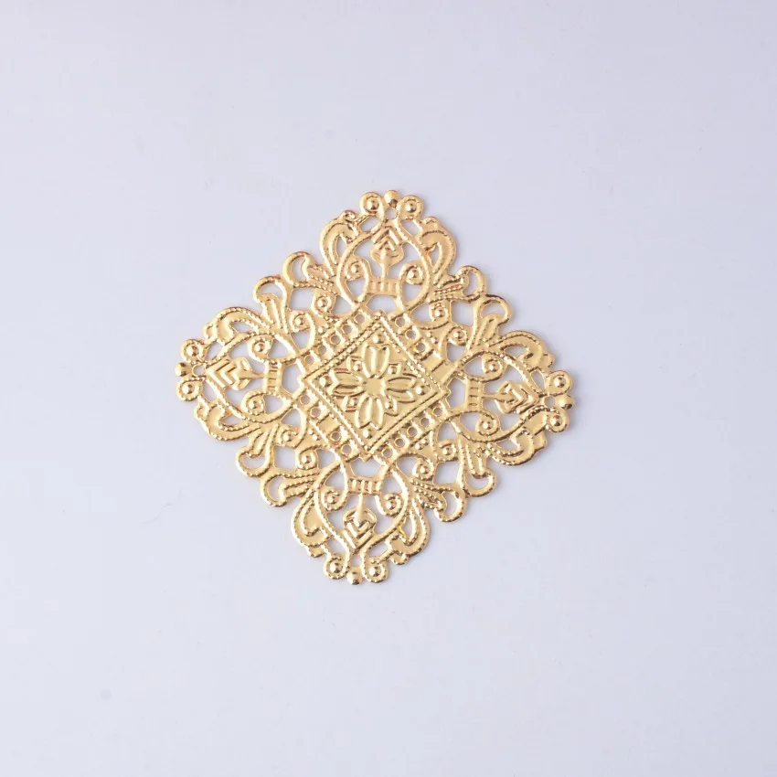 Бесплатная доставка 10 30 шт. DIY квадратные филигрань обертывания соединители