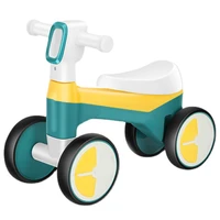 2020 baby balance bike ride toy toddler walker with light music function no pedal stable triangles structure for aged 1 3