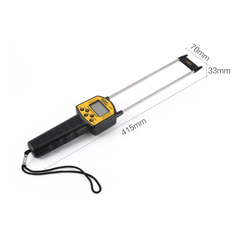 

SMART SENSOR AR991 Professional Digital Grain Moisture Meter for Corn Wheat Rice Bean Peanut Grain Measurement Moisture Tester