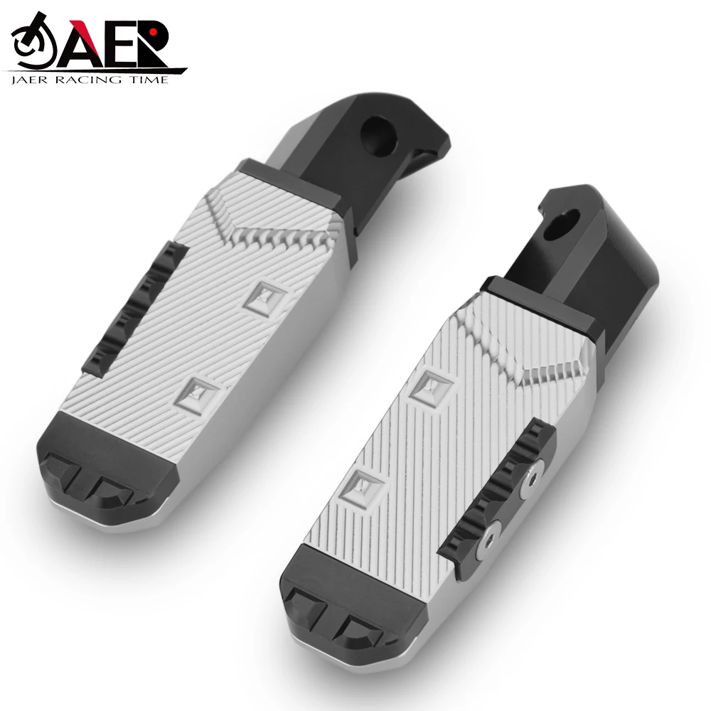 

CNC Footrest Foot Pegs Rear Front Pedals for Yamaha Tmax 530 T-max 500 FZ1 FZ6 FZ6R XJR1300 XJ6