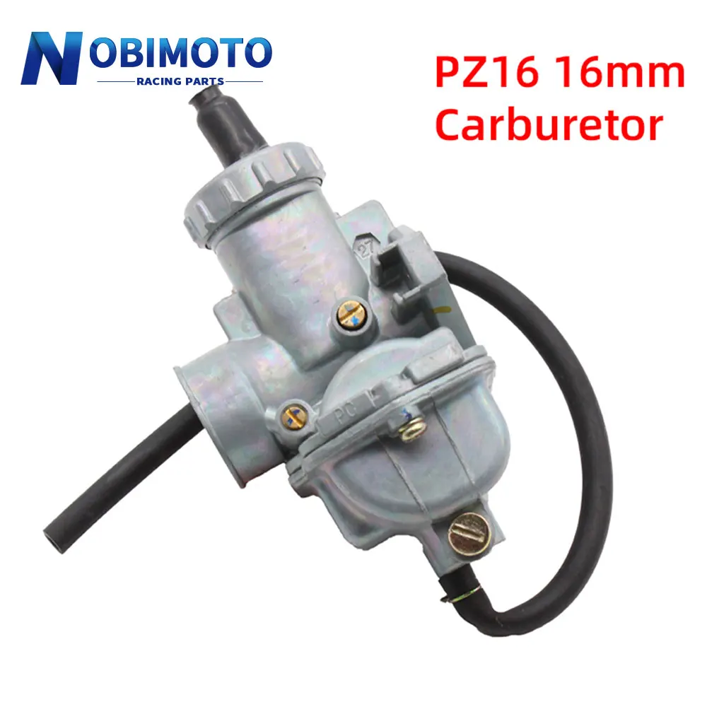 Карбюратор для мотоцикла PZ16 ручной дроссель 16 мм карбюратор питбайка