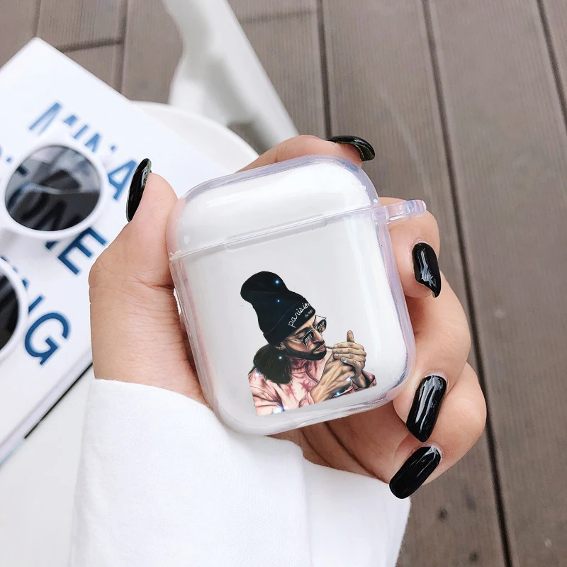 Мягкий милый чехол для наушников Apple airpods Роскошный PNL Rapper Peace N Loves Two frрес