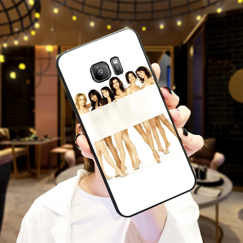 Мягкий силиконовый чехол L Word для телефона samsung S6 S7 Edge S8 S9 S10 PLUS NOTE 8 9 M10 20 30 задняя