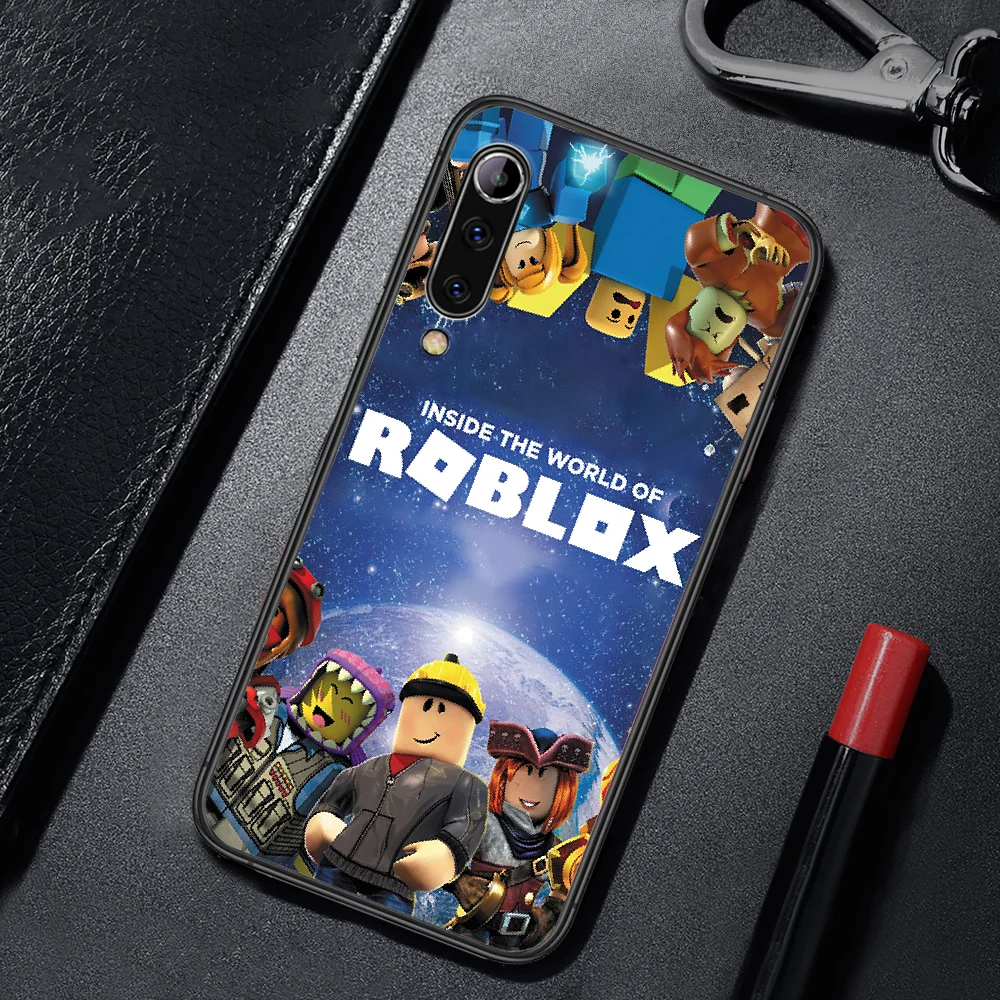 

Game Robloxes Phone Case For Xiaomi Mi Note 10 A3 9 MAX 3 A2 8 9 Lite Pro Ultra black Prime Tpu Back Silicone Cover Painting
