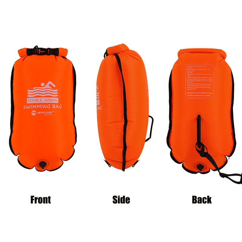 Утолщенные двойные подушки безопасности надувной плавательный мешок плавающий