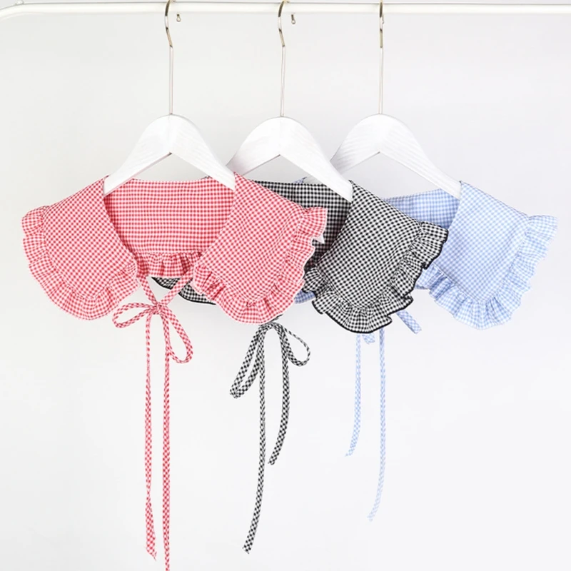 Кукольная Шея K3NF с украшением в клетку и фиксирующими лямками для платьев или