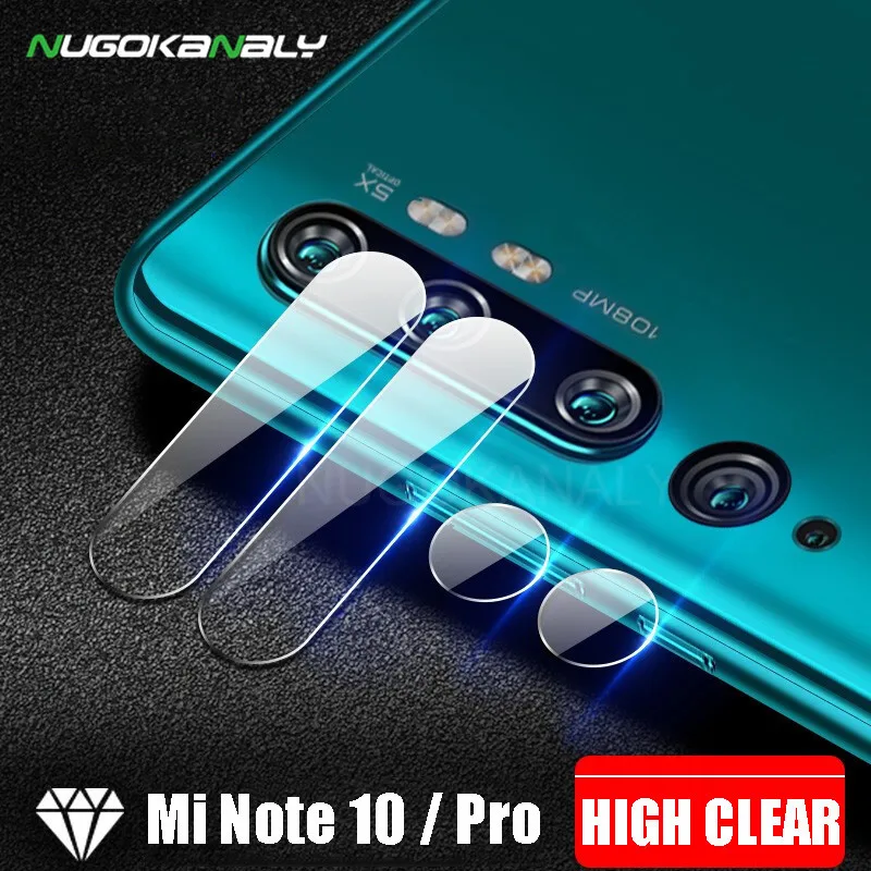 Закаленное стекло для объектива камеры 2 шт. Xiaomi Mi Note 10 Pro Защита экрана задней CC9