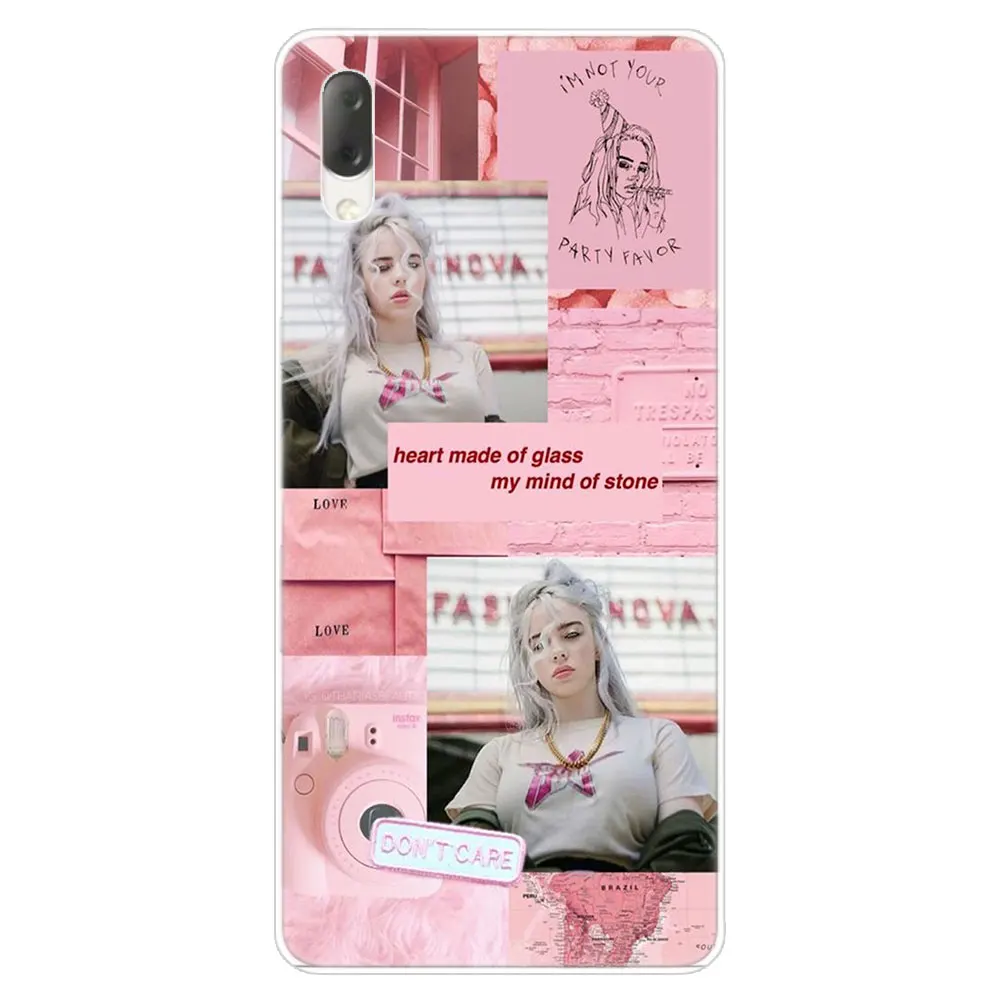 Billie Eilish Мода жесткий чехол для Sony Xperia L1 L2 L3 X XA XA1 XA2 XA3 ультра 10 плюс E5 XZ XZ1 XZ2 компактный XZ3 XZ5 2 20 крышка - Цвет: 002