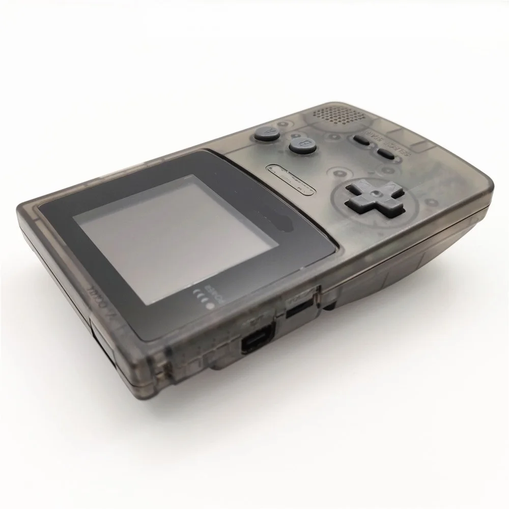 Прозрачная Черная восстановленная консоль для Консоль Game Boy GBC с подсветкой LCD мод
