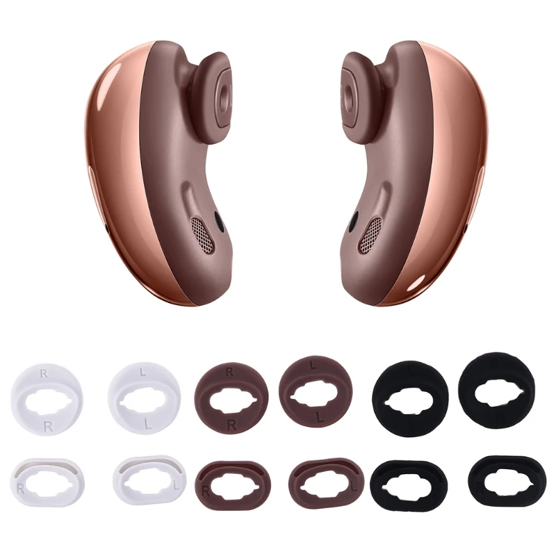Мягкий силиконовый чехол для наушников насадки ушей затычки SAMSUNG -Galaxy Buds live Bluetooth