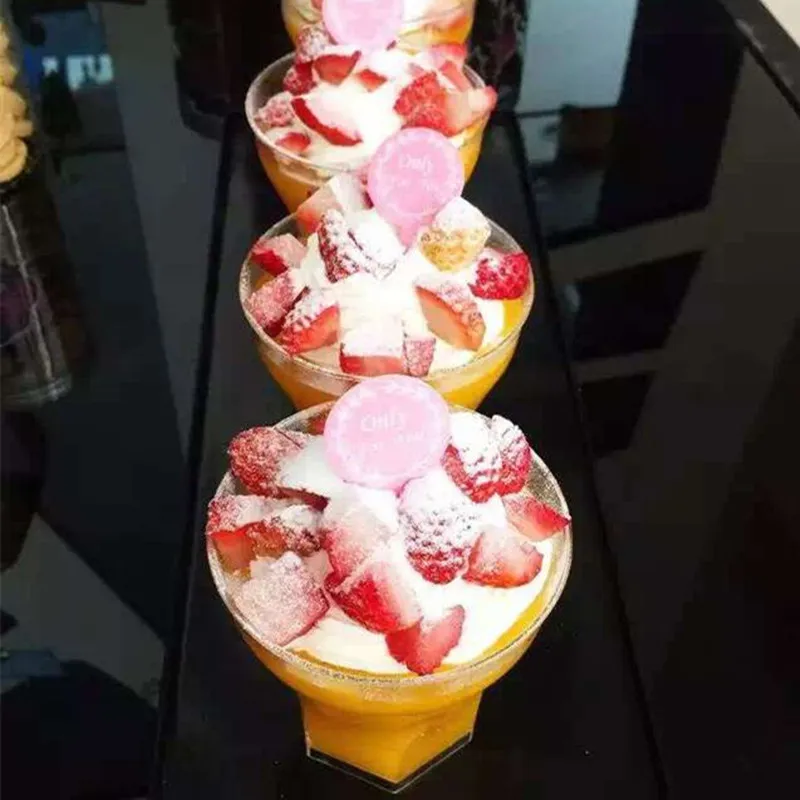 50 шт. прозрачная Коктейльная чашка для вина 200 мл | Дом и сад