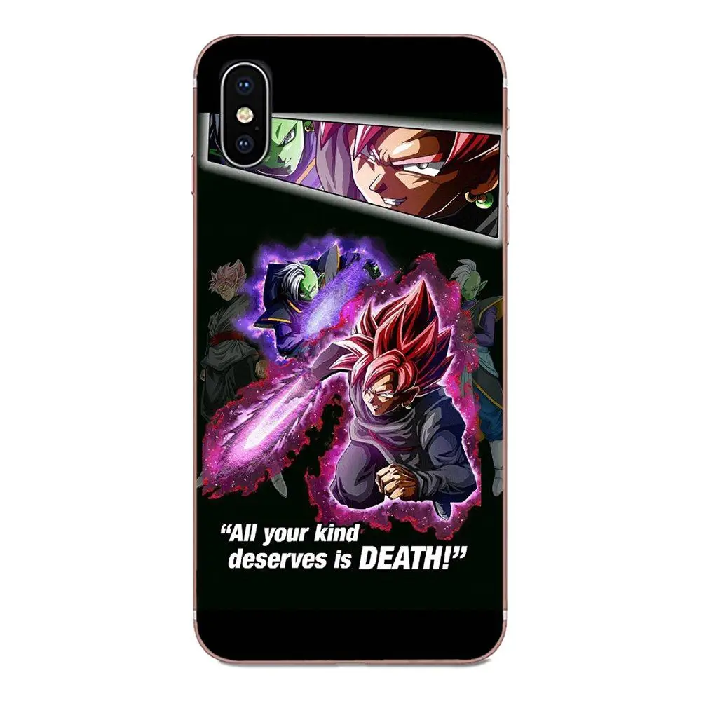 Dragon Ball Z Super Black Goku For Xiaomi Mi3 Mi4 Mi4C Mi4i Mi5 Mi 5S 5X 6 6X 8 SE Pro Lite A1 Max Mix 2 Note 3 4 Cover | Мобильные