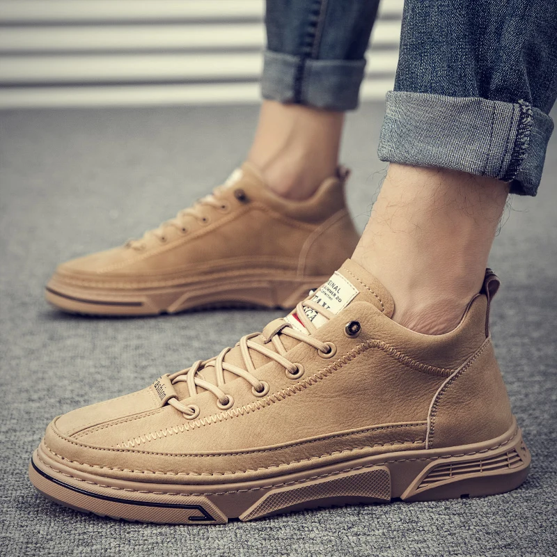 

Spring Summer Casual Shoes Trend Men's Breathable Shoes Mens Flats ShoesNon-slip Board Fashion Sneakers Flat Shoes Footwear