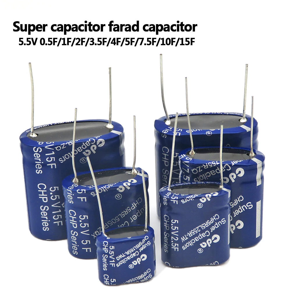 

1PCS Super capacitor farad capacitor igmopnrq combination type 5.5V 0.5F/1F/2F/3.5F/4F/5F/7.5F/10F/15F