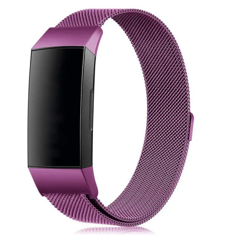 Z 9 цветов для Fitbit charge 3 фитнес-браслет магнитный с миланским плетением браслет из нержавеющей стали сменные полосы для charge3 ремешок - Цвет ремешка: Z