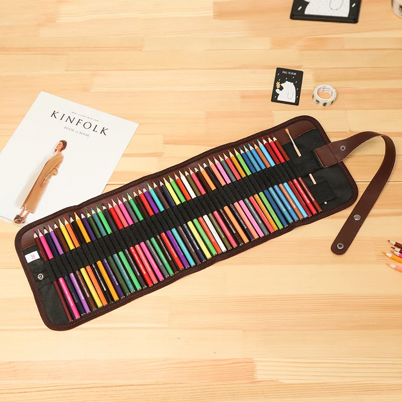 

36 Colored Pencils Set Wood Sketching Pen Water Soluble Color Pencil Student Painting Set Drawing Stationery Supplies