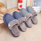 Шлепанцы мужскиеженские повседневные, меховые сандалии, повседневная обувь для дома, сланцы, Осень-зима